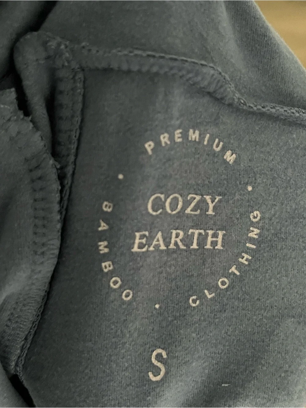 NWT Cozy Earth Men’s Slate Blue Jogger Shorts Size Small